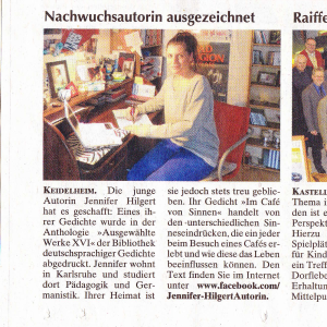 Ich im Wochenspiegel